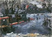 Lovis Corinth Eisbahn im Berliner Tiergarten Spain oil painting artist